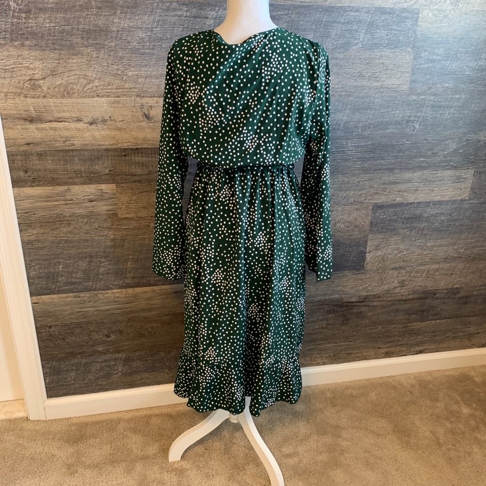 Green Long sleeve Dress
